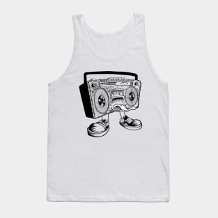 Talking Radio Head Tank Top